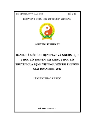 Đánh Giá Mô Hình Bệnh Tật và Nguồn Lực Y Học Cổ Truyền 
