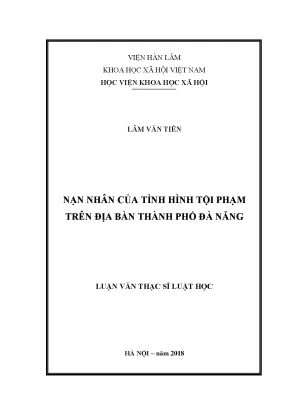 Nạn Nhân Tội Phạm Tại Đà Nẵng: Thực Trạng và Giải Pháp