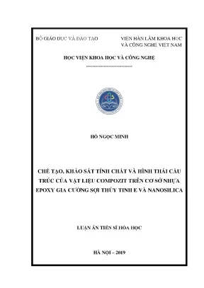 Nghiên cứu tính chất và cấu trúc vật liệu compozit nhựa