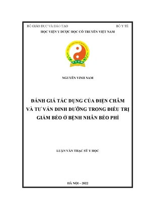 Đánh Giá Tác Dụng Của Điện Châm Và Tư Vấn Dinh Dưỡng