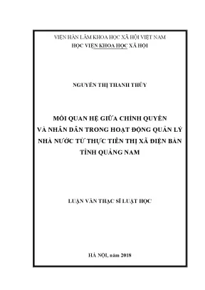 Mối Quan Hệ Giữa Chính Quyền và Nhân Dân trong Quản Lý