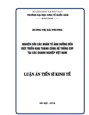 Triển Khai Thành Công Hệ Thống ERP Tại Doanh Nghiệp Việt Nam