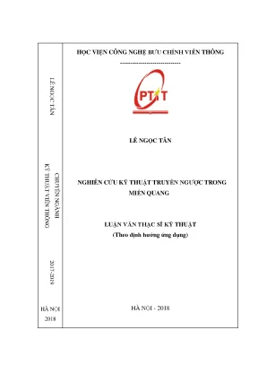Nghiên cứu kỹ thuật truyền ngược trong miền quang: Ứng