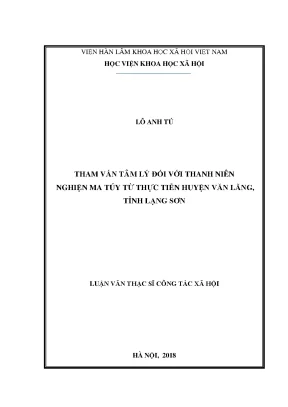 Tham Vấn Tâm Lý Cho Thanh Niên Nghiện Ma Túy Tại Huyện