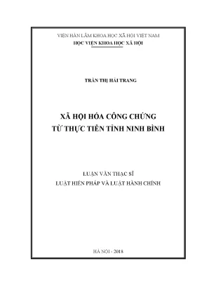 Xã Hội Hóa Hoạt Động Công Chứng Tại Tỉnh Ninh Bình: Thực