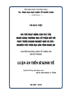 Vai trò của ngân hàng thương mại cổ phần trong phát