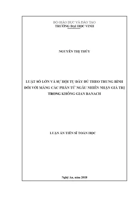 Luật Số Lớn và Sự Hội Tụ Đầy Đủ Trong Không Gian Banach