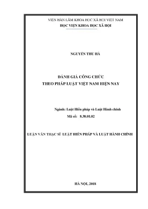 Đánh Giá Công Chức Theo Pháp Luật Việt Nam: Thực Trạng