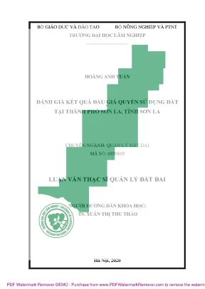 Đánh Giá Kết Quả Đấu Giá Quyền Sử Dụng Đất Tại Thành Phố