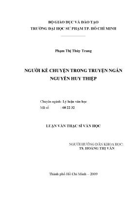 Khám Phá Nghệ Thuật Kể Chuyện Trong Truyện Ngắn Nguyễn