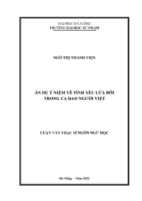 Khám Phá Ẩn Dụ Tình Yêu Lứa Đôi Trong Ca Dao Người Việt