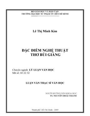 Khám Phá Đặc Điểm Nghệ Thuật Thơ Bùi Giáng