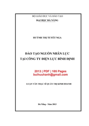 Thực trạng & giải pháp đào tạo nhân lực Điện lực Bình Định