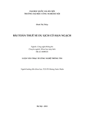 Giải Quyết Bài Toán Thuê Xe Du Lịch Có Hạn Ngạch Bằng