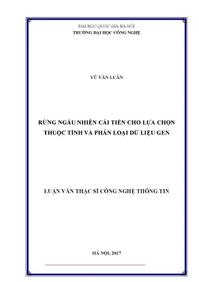 Cải Tiến Rừng Ngẫu Nhiên Cho Lựa Chọn Thuộc Tính Và Phân