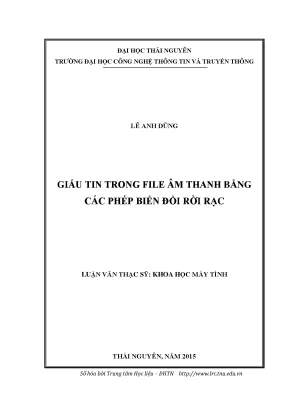 Giấu Tin Trong File Âm Thanh Bằng Phép Biến Đổi Rời Rạc