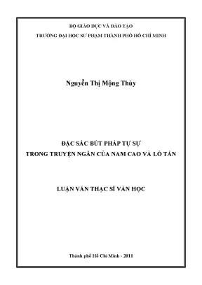 Nghiên Cứu Đặc Sắc Bút Pháp Tự Sự Trong Truyện Ngắn Của