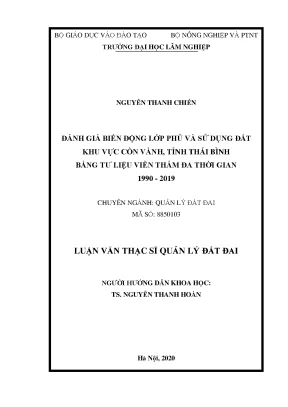 Đánh Giá Biến Động Lớp Phủ và Sử Dụng Đất Khu Vực Cồn
