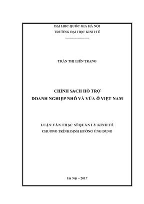 Chính Sách Hỗ Trợ Doanh Nghiệp Nhỏ và Vừa tại Việt Nam: