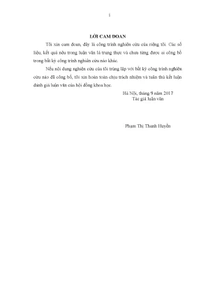 Nghiên Cứu Ô Nhiễm Nước Sông Thương Tại Tỉnh Bắc Giang