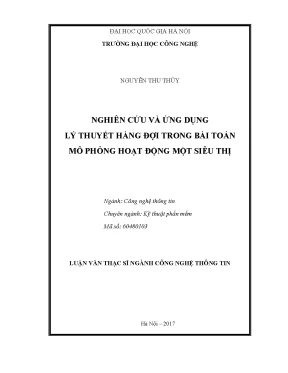 Nghiên cứu ứng dụng lý thuyết hàng đợi trong mô phỏng