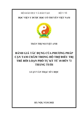 Tác dụng của phương pháp cận tam châm trong điều trị trẻ