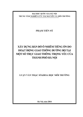 Bản Đồ Ô Nhiễm Tiếng Ồn Giao Thông Tại Hà Nội