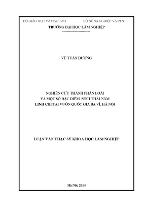 Nghiên Cứu Đặc Điểm Sinh Thái Nấm Linh Chi Tại Vườn Quốc