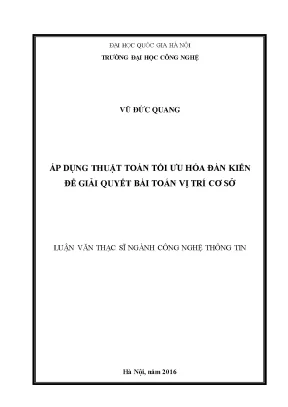 Tối Ưu Hóa Đàn Kiến Trong Bài Toán Vị Trí Cơ Sở