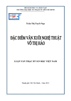 Nghiên Cứu Văn Học Việt Nam Qua Tác Phẩm Võ Thị Hảo