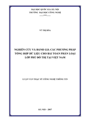 Nghiên Cứu Phương Pháp Tổng Hợp Dữ Liệu Phân Loại Lớp