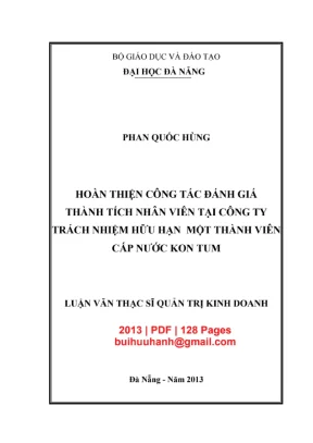 Đánh giá thành tích nhân viên: Luận văn & Giải pháp