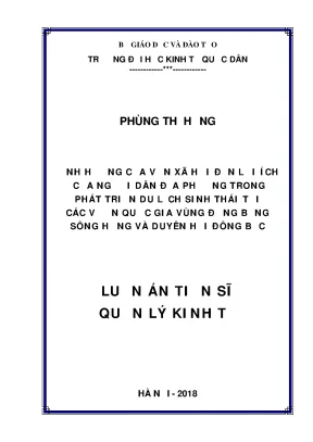 Ảnh Hưởng Của Vốn Xã Hội Đến Lợi Ích Của Người Dân Địa 
