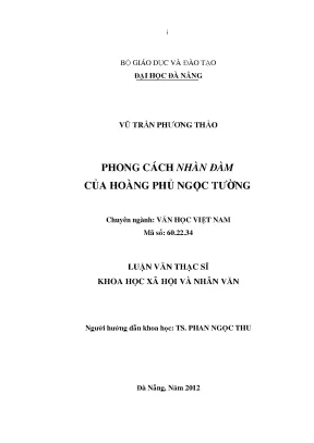 Khám Phá Phong Cách Nhàn Đàm Của Hoàng Phủ Ngọc Tường