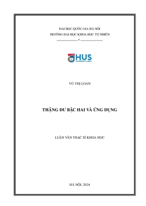 Thặng Dư Bậc Hai và Ứng Dụng Trong Toán Học