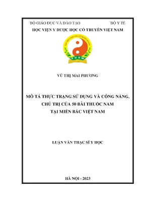 Nghiên Cứu 50 Bài Thuốc Nam Tại Miền Bắc Việt Nam: Công