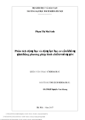 Phân Tích Động Học Cơ Cấu Không Gian Bằng Phương Pháp