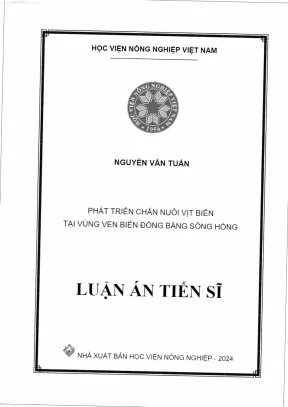 Phát Triển Chăn Nuôi Vịt Biển Tại Vùng Ven Biển Đồng
