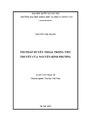Phân Tích Huyền Thoại Trong Tiểu Thuyết Nguyễn Bình Phương
