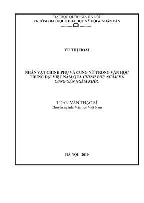 Khám Phá Nhân Vật Chinh Phụ và Cung Nữ trong Văn Học