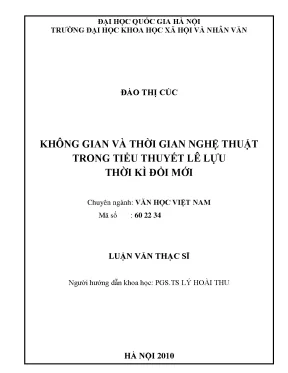 Khám Phá Không Gian và Thời Gian Nghệ Thuật Trong Tiểu
