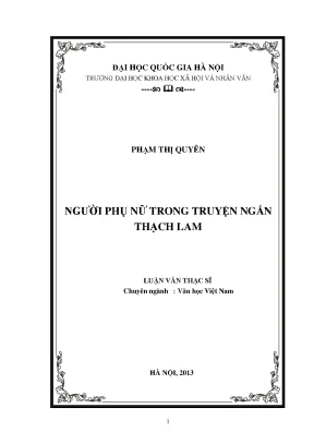 Khám Phá Hình Ảnh Người Phụ Nữ Trong Truyện Ngắn Thạch Lam