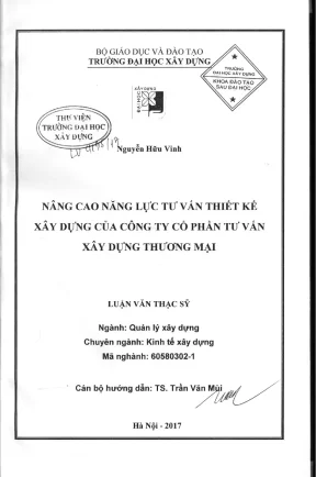 Nâng Cao Năng Lực Tư Vấn Thiết Kế Xây Dựng Tại Công Ty