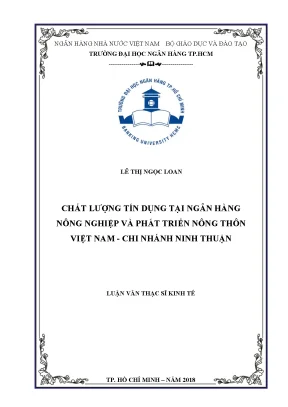 Nâng Cao Chất Lượng Tín Dụng Tại Agribank Ninh Thuận
