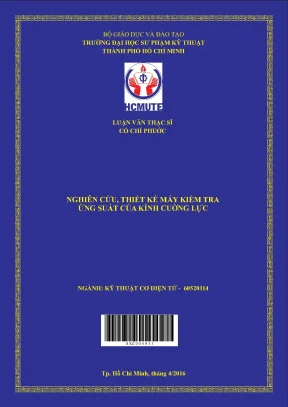 Nghiên Cứu và Thiết Kế Máy Kiểm Tra Ứng Suất Kính Cường Lực