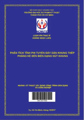 Phân Tích Tĩnh Phi Tuyến Đẩy Dần Khung Thép Phẳng