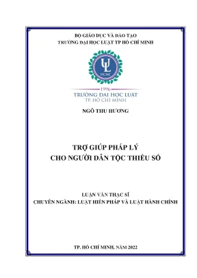 Trợ Giúp Pháp Lý Cho Người Dân Tộc Thiểu Số: Nâng Cao