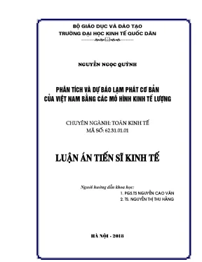 Nghiên Cứu Lạm Phát Cơ Bản Tại Việt Nam: Phân Tích và Dự Báo