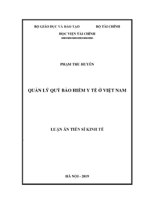 Quản Lý Quỹ Bảo Hiểm Y Tế Ở Việt Nam: Thực Trạng và Giải