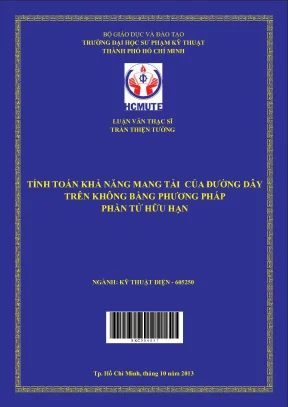 Tính Toán Khả Năng Mang Tải Đường Dây Trên Không Bằng